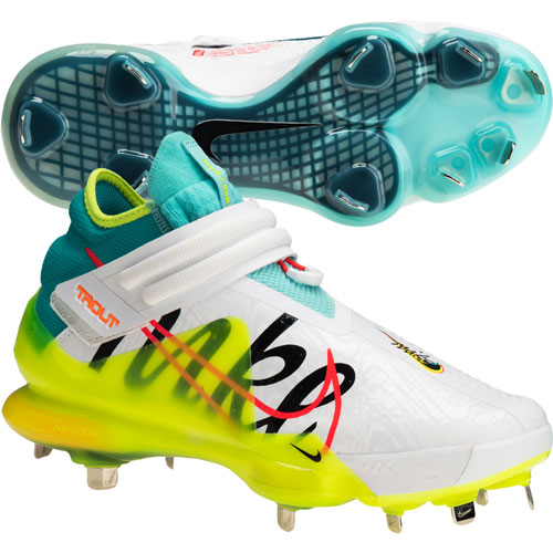 Mike trout cleats metal clearance