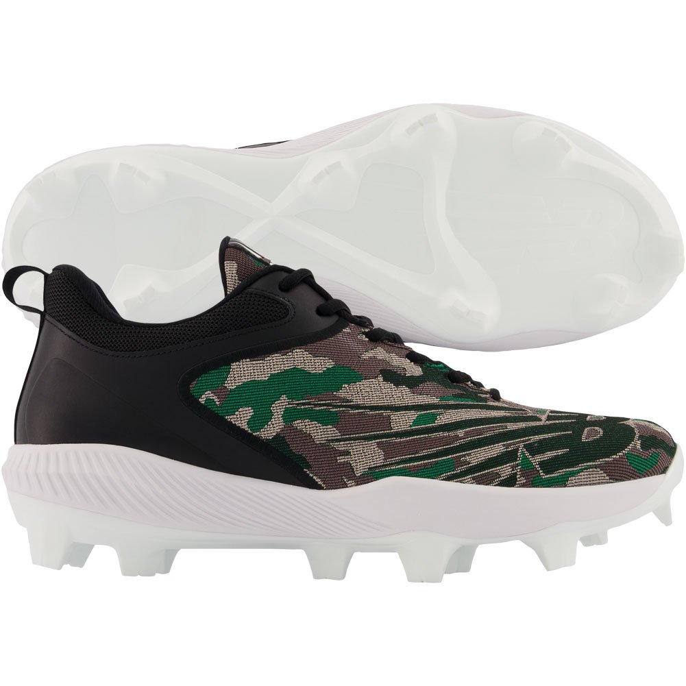 New Balance Mens Fuel Cell 4040v6 Camo Low Molded Baseball Cleats Black/Camo D 11.5, Size: 11.5 D US