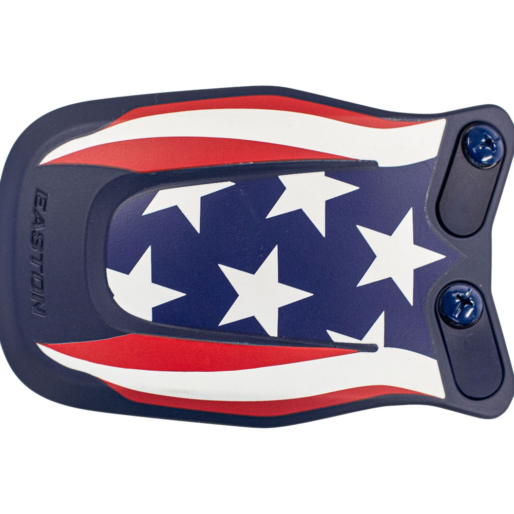 Easton Special Universal Jaw Guard Red/White/Blue One Size Fits All