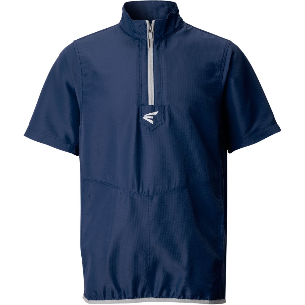 Easton Youth Alpha Short Sleeve Baseball Cage Jacket Navy XL