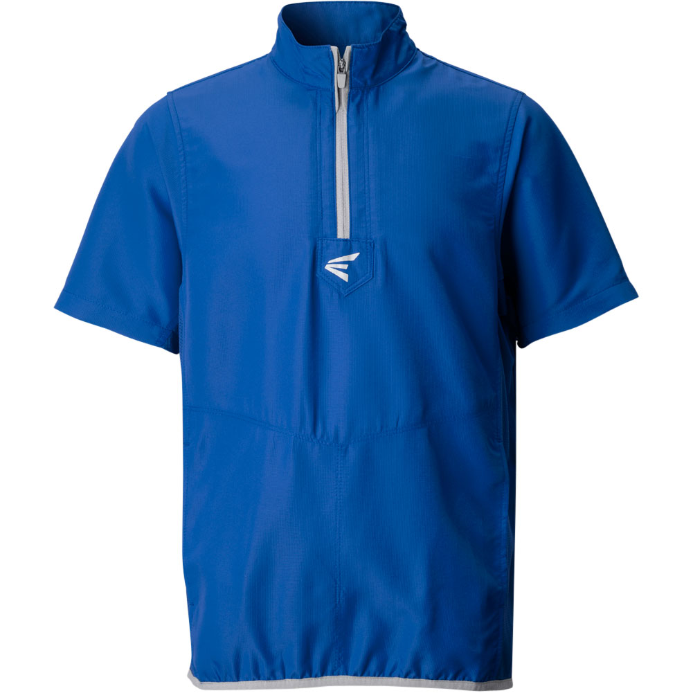 Easton Youth Alpha Short Sleeve Baseball Cage Jacket Royal XL