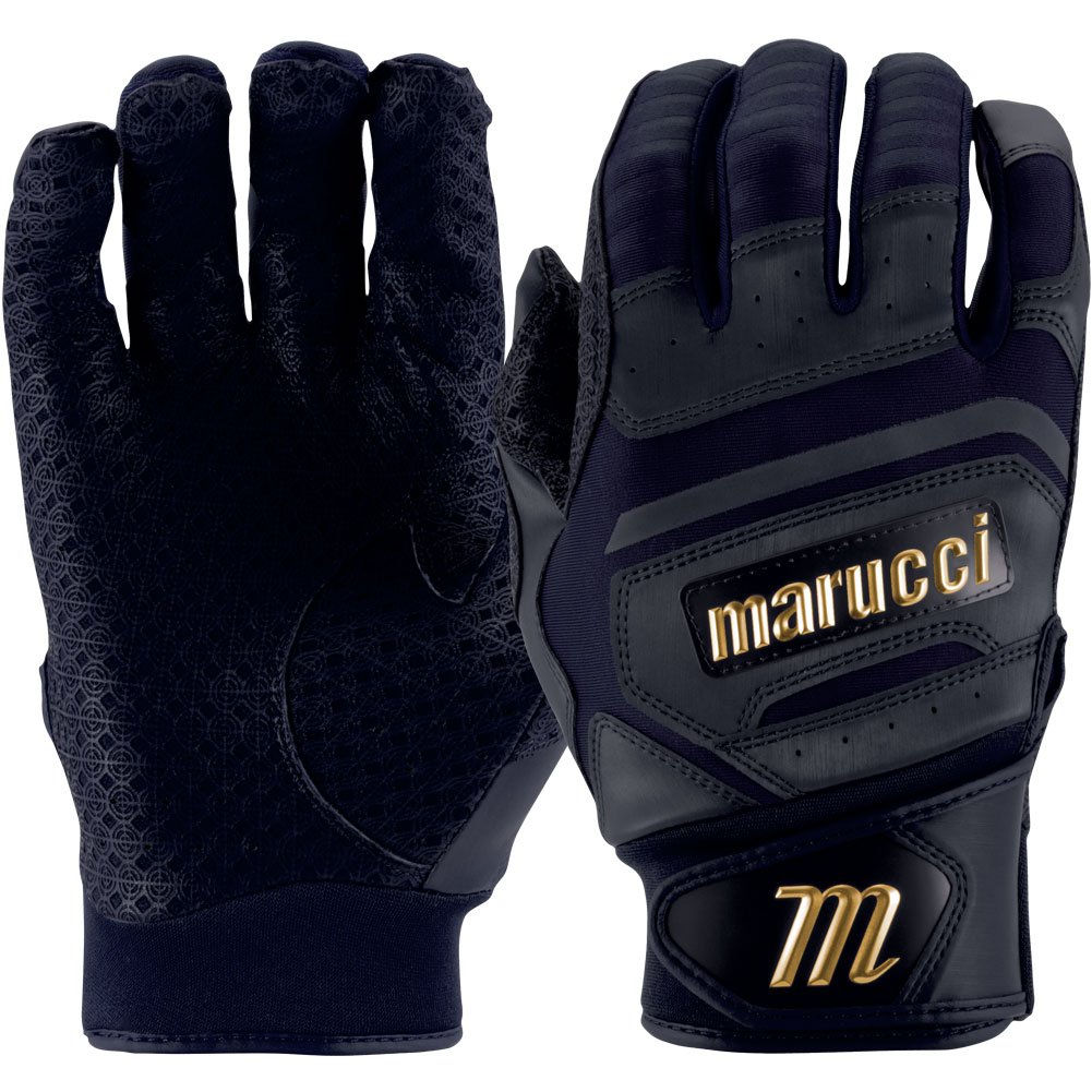 Marucci Sports Marucci  Adult Pittards Reserve Baseball Batting Gloves Navy Large