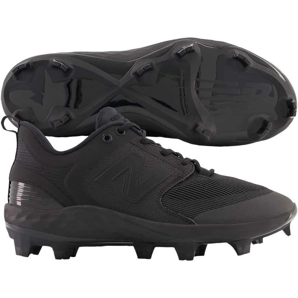 New Balance Mens Fresh Foam 3000v6 Low Molded Baseball Cleats Black/Black Medium 11.5, Size: 11.5 Medium US