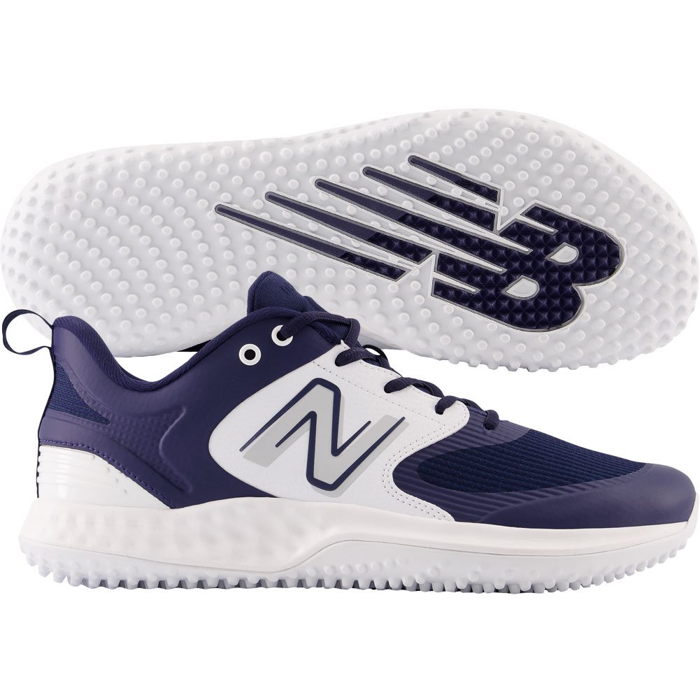 New Balance Mens Fresh Foam 3000v6 Baseball Turf-Trainer Shoes Navy/White Medium 10, Size: 10 Medium US