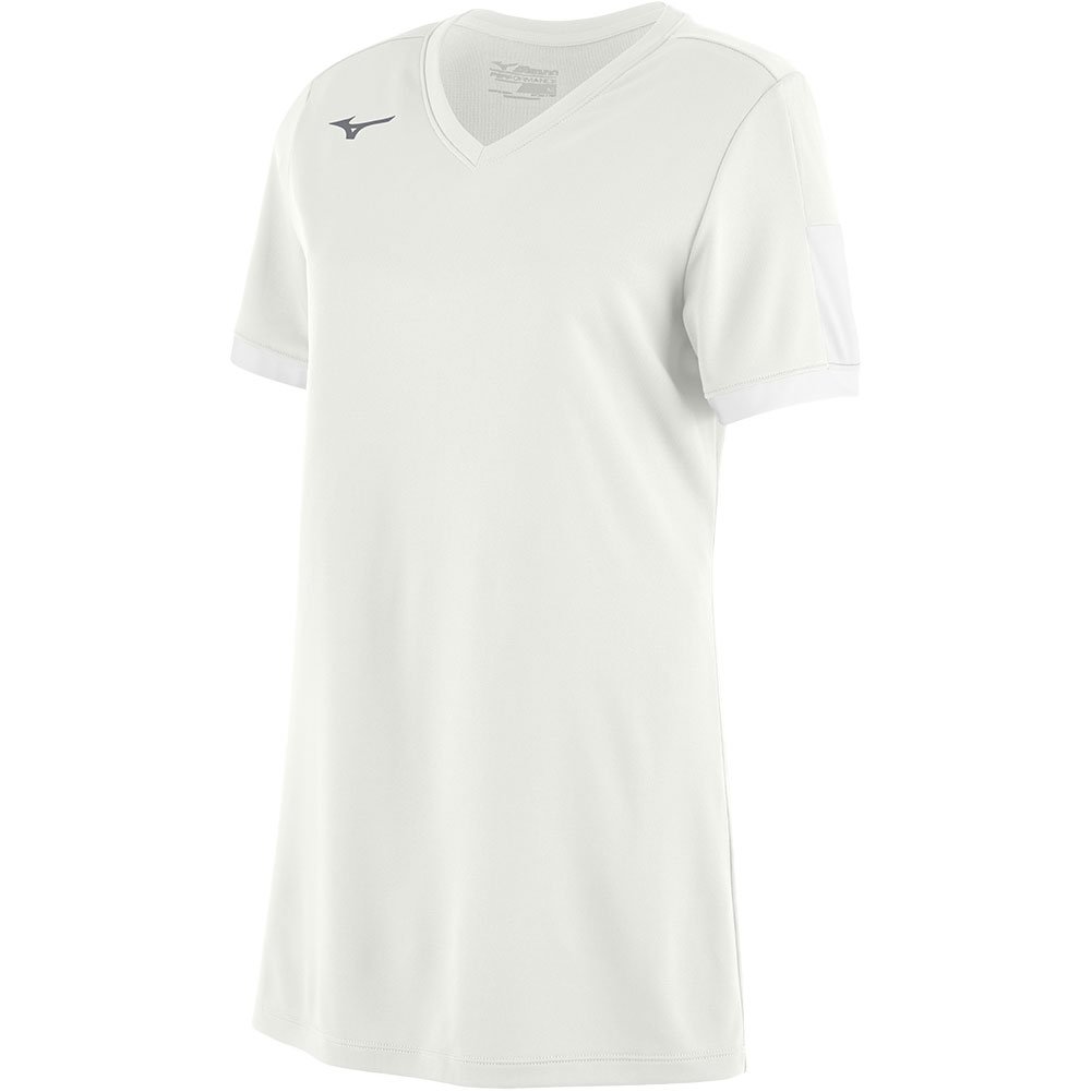 Mizuno Womens Aerolite V-Neck Fastpitch Softball Jersey White L