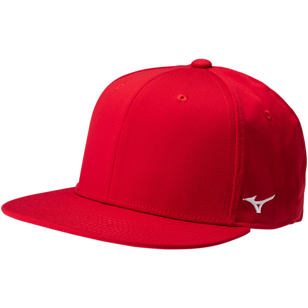 Mizuno Fitted Pro Hat Red X-Small