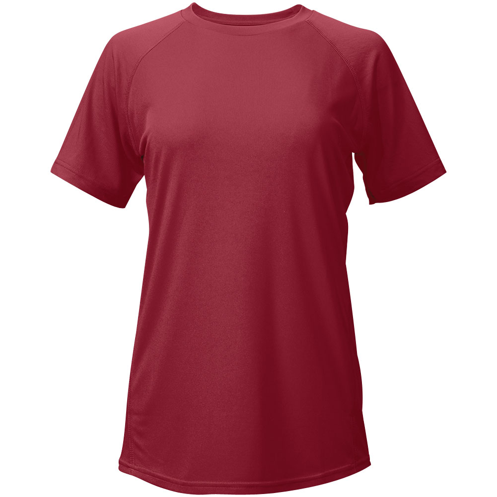 Easton Womens Elite Performance Softball Fastpitch Training Shirt Cardinal L