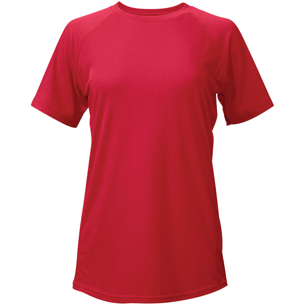 Easton Womens Elite Performance Softball Fastpitch Training Shirt Red M