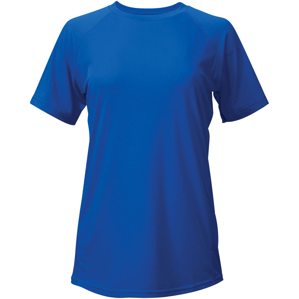 Easton Womens Elite Performance Softball Fastpitch Training Shirt Royal XS