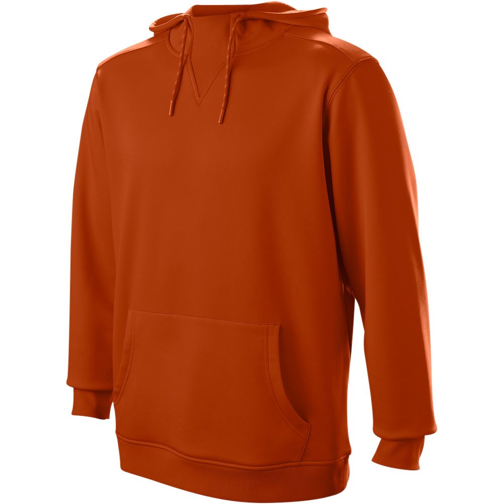Evoshield Mens 365 Fleece Baseball Training Hoodie Dark Orange 2XL