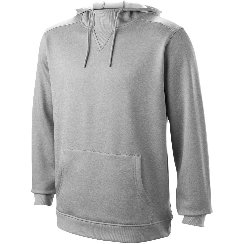 Evoshield Mens 365 Fleece Baseball Training Hoodie Grey 2XL