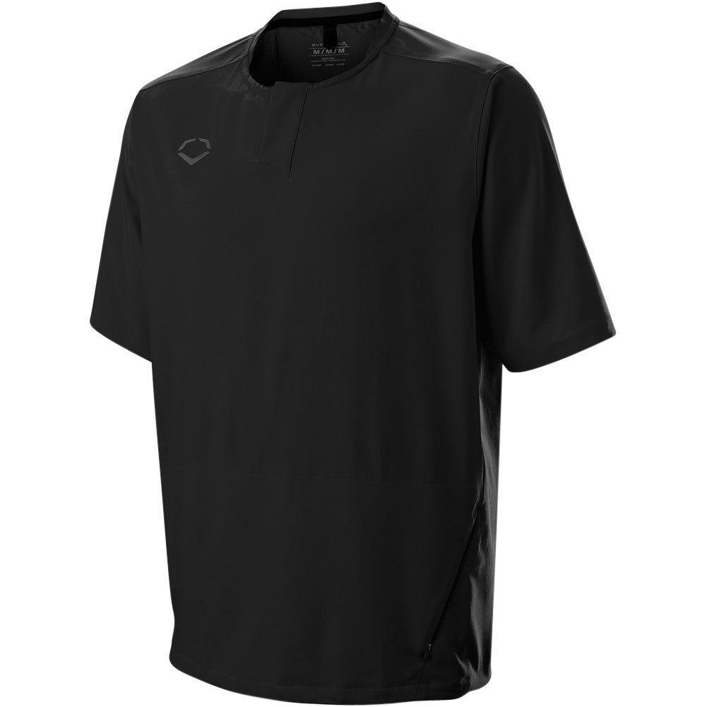 Evoshield Youth Impak Short Sleeve BP Baseball Training Jacket Black L