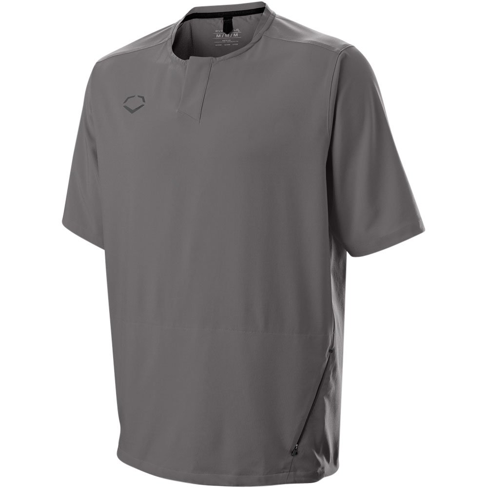 Evoshield Youth Impak Short Sleeve BP Baseball Training Jacket Grey S