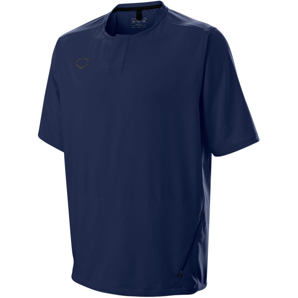 Evoshield Youth Impak Short Sleeve BP Baseball Training Jacket Navy L