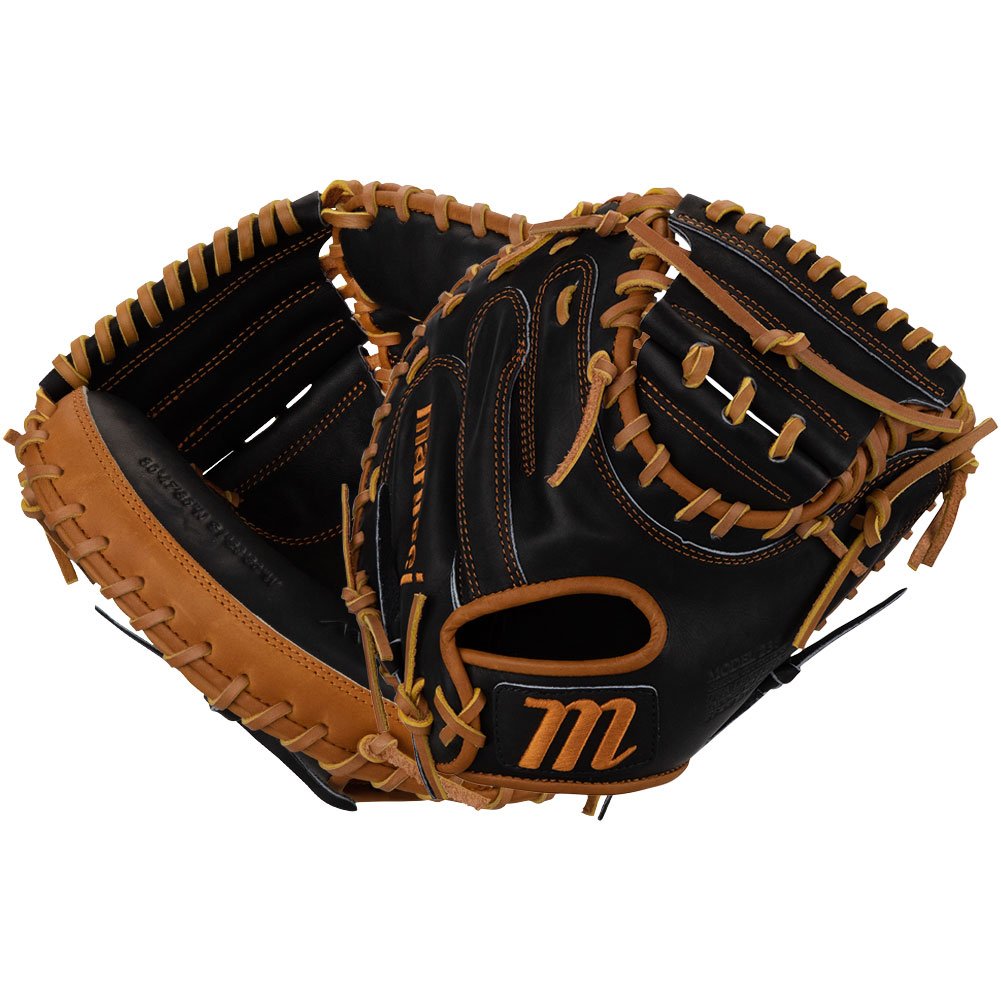 Marucci Sports Marucci Cypress 235C1 33.5" Baseball Catchers Glove (MFG2CY235C1) Solid Black/Brown 33.5 Right Hand
