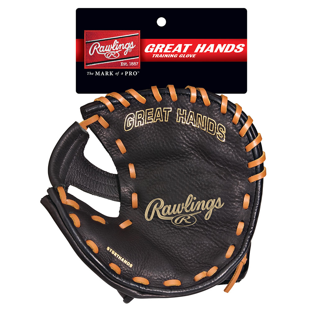Rawlings Great Hands Training Glove 1 Piece Brown Large Right Hand