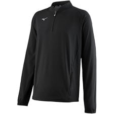 Mizuno Pro＆Rawlingsジャケット ブラック/ネイビー 2点セット 楽天市場】ミズノ MIZUNO ハーフZIPジャケット 長袖 はっ水