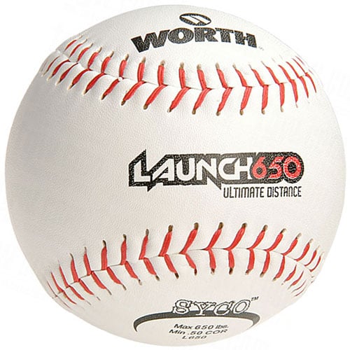 Worth Launch 650 Ultimate Distance Slow Pitch Softballs ...