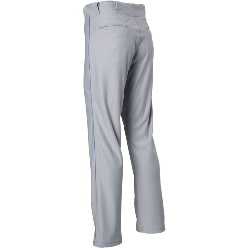 A4 Mens Pro Style Piped Baggy Baseball Pants Grey Scarlet M For