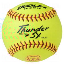 Dozen Dudley 12" ASA .47 Cor Synthetic Fastpitch Softball Dozen Dudley 12" ASA .47 Cor Synthetic Fastpitch Softball