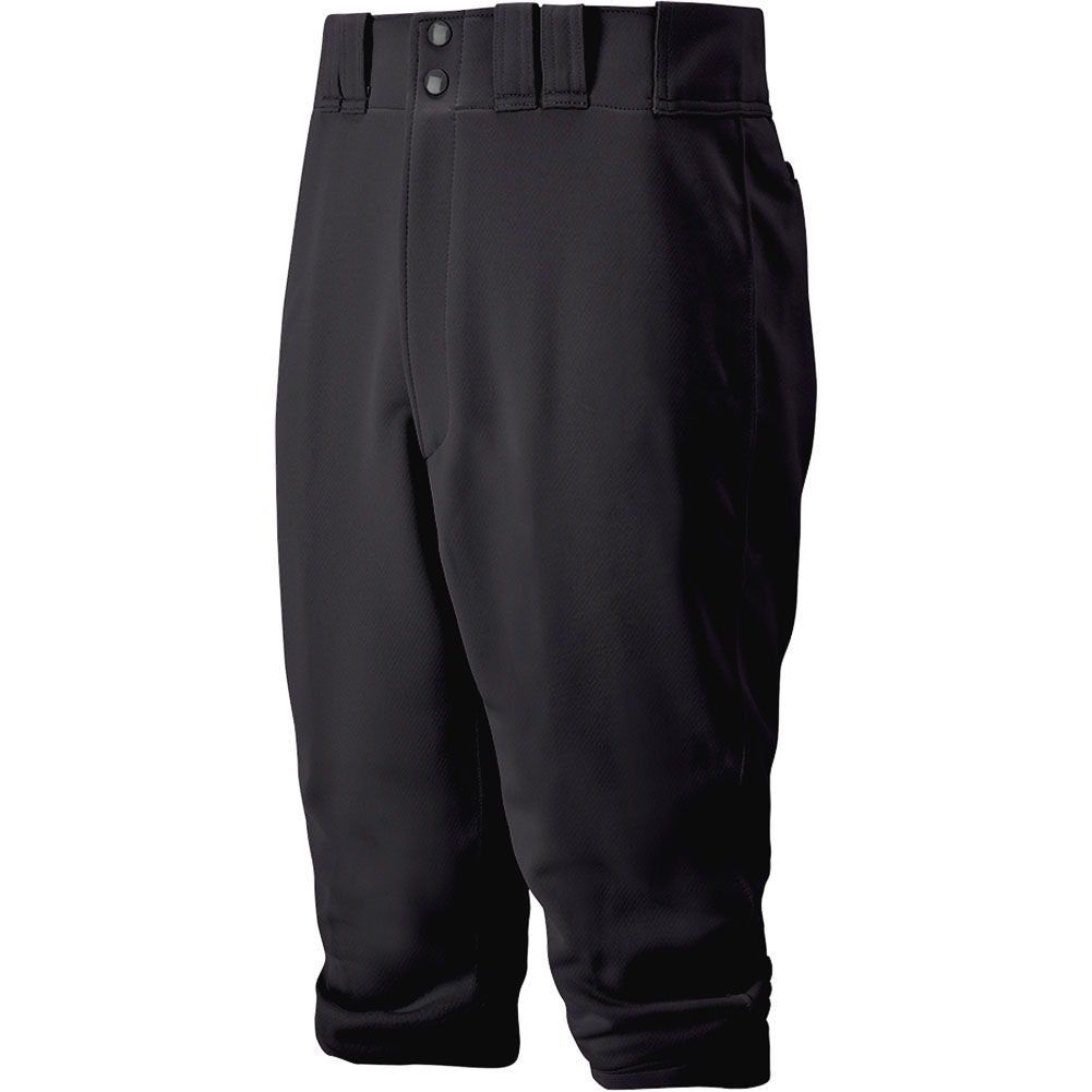 Mizuno Mens Premier Short Baseball Pants Black 2XL