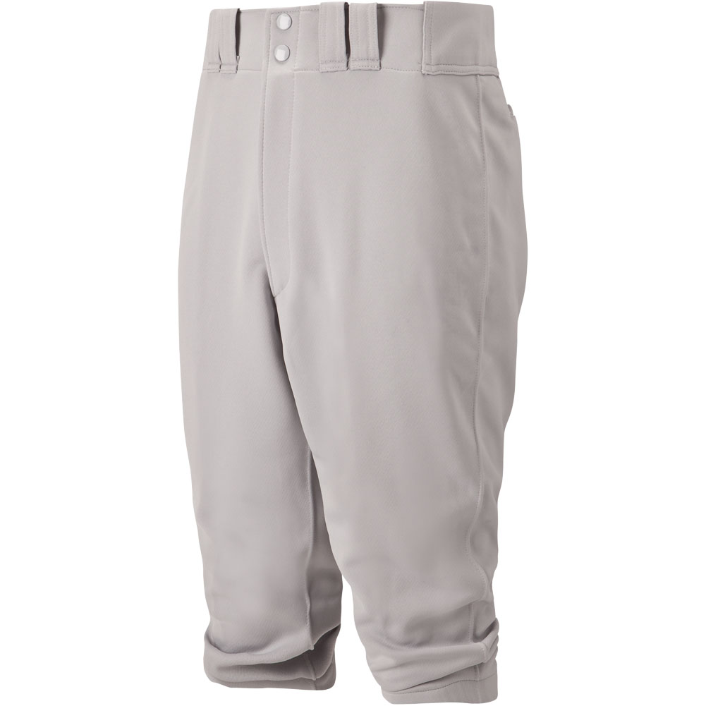 Mizuno Mens Premier Short Baseball Pants Grey 2XL