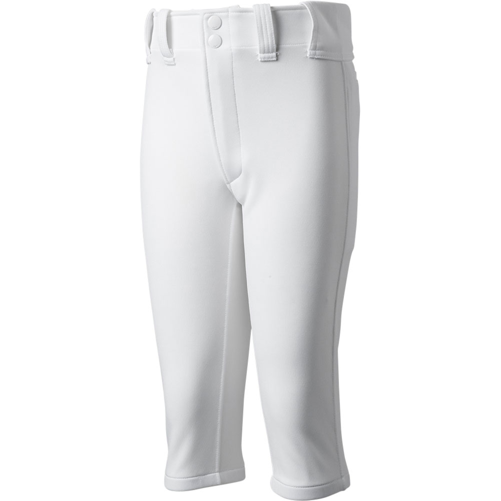 Mizuno Youth Premier Short Baseball Pants White 2XL