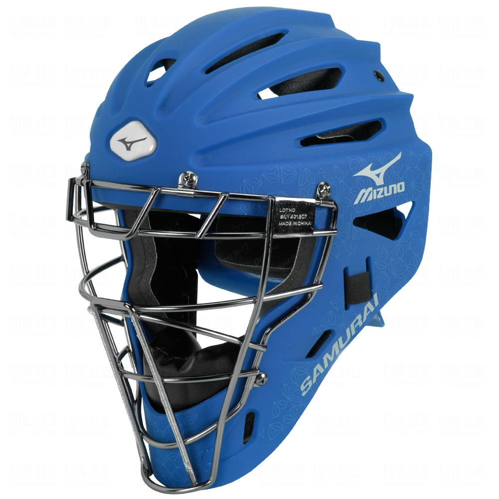 Mizuno Womens Samurai Fastpitch Catchers Helmet Royal
