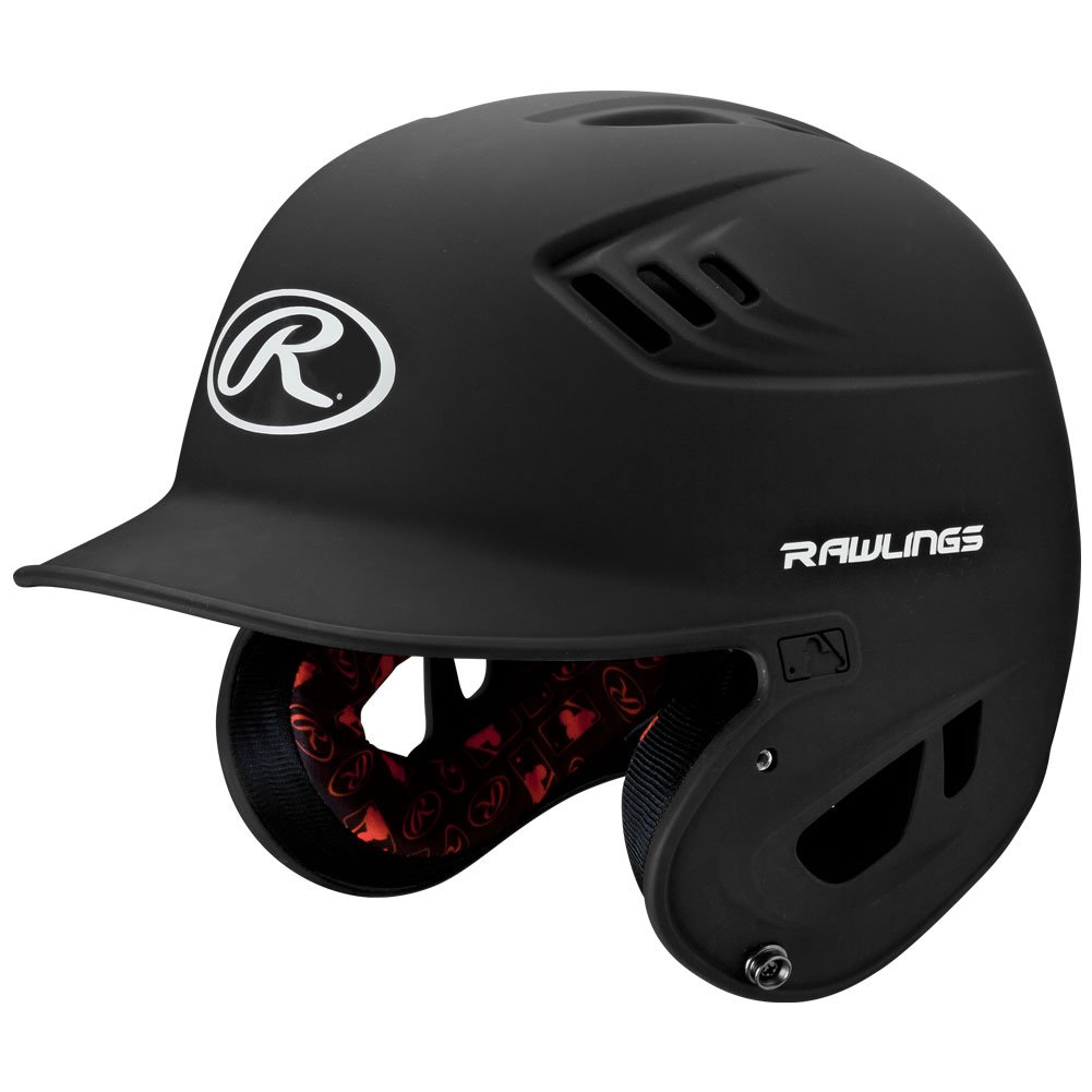 Rawlings Adult R16 Series Matte Batting Helmets Black
