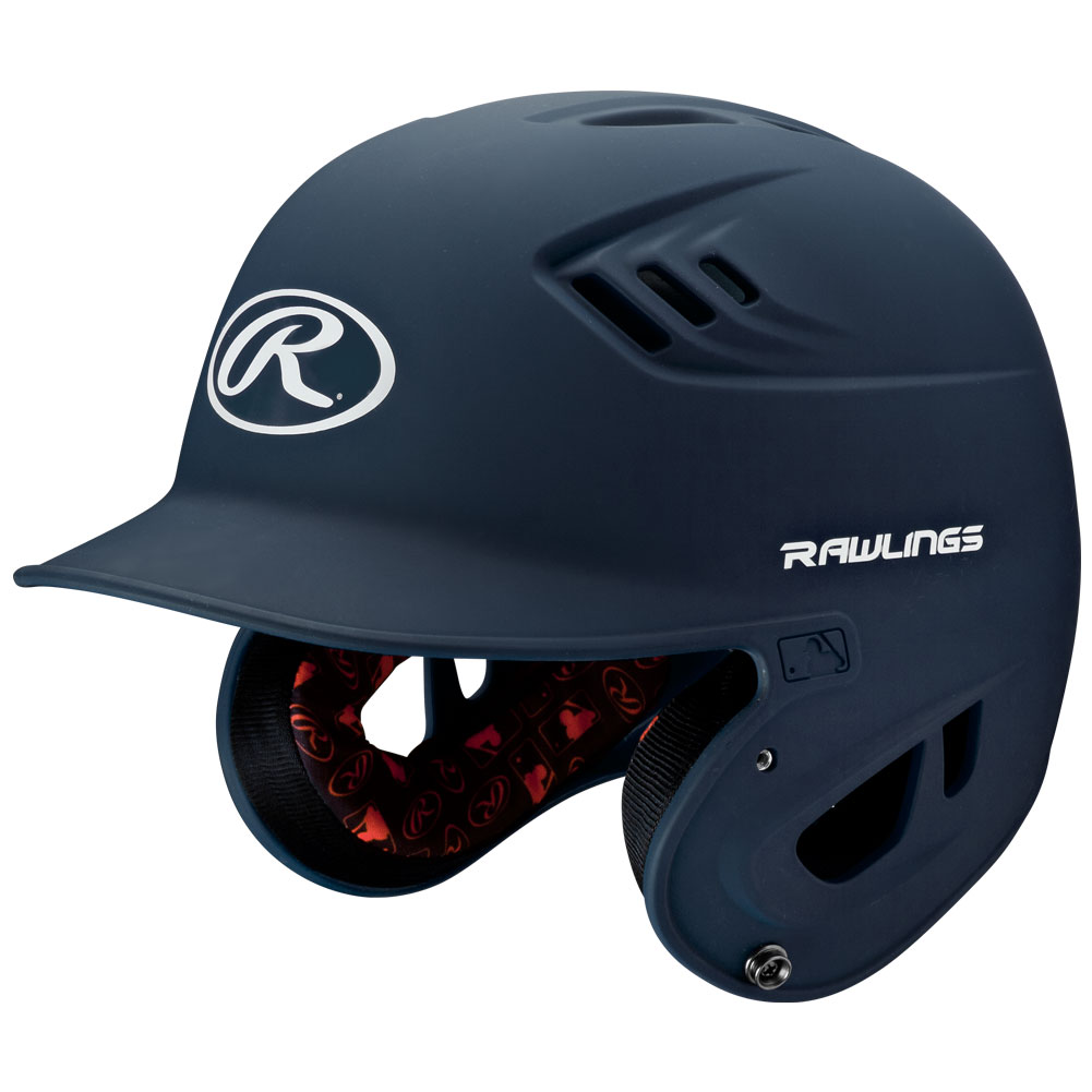Rawlings Adult R16 Series Matte Batting Helmets Navy