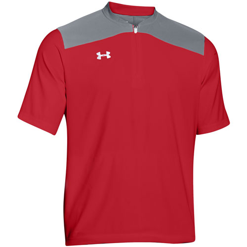 under armour mens allseasongear triumph short sleeve cage batting jacket